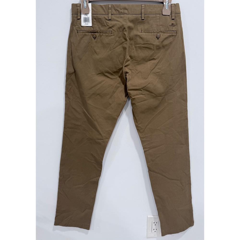 Dockers Alpha Khaki Smart 360 Flex Slim Fit Pants British Khaki 32x32 NEW - Picture 4 of 8